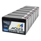 6 Bateria 12v 9ah Para Nobreak Engetron 3 2 Kva Safe Server