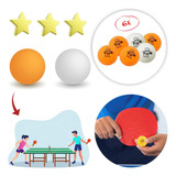 6 Bolas Bolinha De Ping Pong P Tenis De Mesa Profissional