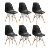 6 Cadeiras Charles Eames Wood Cozinha