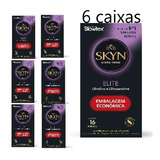 6 Caixas Preservativo Camisinha Blowtex Skyn Elite Ultrafino