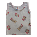 6 Camiseta Regata Estampada Bebe Infantil Tamanhos P Ao 3