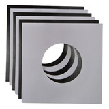 6 Capas P Compactos Discos Vinil 7 Pol 3 Brancas 3 Pretas