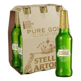 6 Cerveja Stella Pure Gold Sem Glúten Menos Calorias 330ml