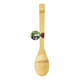6 Colher Bambu Cozinhar E Servi 30 Cm Profissional Ecologica