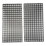 6 Colmeia Plastica 15x30 Com Furos 15mm 2 Pares De Suporte