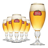 6 Copos De Cerveja Stella Taça Chopp 250ml Cálice Original