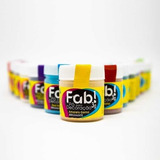 6 Corante Pó Brilhante Confeitaria Bolo E Chocolate Fab