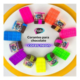 6 Corantes Em Pó Para Chocolate Neon Lj am vd az rs rx Fab