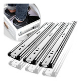 6 Corrediça Telescópica H40 45cm 3 Par Reforçada Resistente
