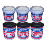 6 Creme Pra Lavar Mãos Pele Desengraxante Pasta Pinheiro 1kg