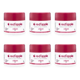 6 Desodorante Creme Red Apple Unissex 55 Gramas Fragrância