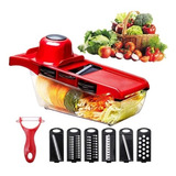 6 Em 1 Mandoline Slicer Nicer E Fatiador Cortador De Legumes