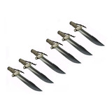 6 Facas Tática Rambo Combate Militar Sobrevivência