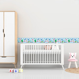 6 Faixas Decorativa Adesivo Infantil Bebe