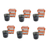 6 Filtro De Oleo Harley Davidson 883 Dyna Fatboy Fram Ph6022