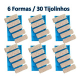 6 Formas Moldes Silicone Revestimento 3d