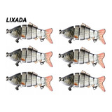 6 Isca Artificial Lambari Piava Piaba Tucunaré Traira brinde