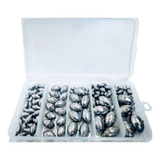 6 Kits 1kg De Chumbadas Diversas Para Pesca Estojo