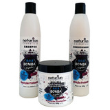 6 Kits Bomba Crescimento Capilar Naturiun sham cond más