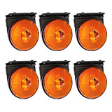 6 Lanterna Lateral Carreta Randon 88mm Led Bivolt Am sup 