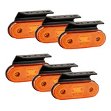 6 Lanterna Lateral Led Compatível Caminhão Carreta Facchini