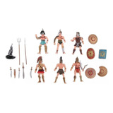 6 Lindas Miniaturas   Gladiador   Soldado Romano   Guerreiro