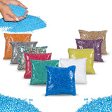 6 Litros D Isopor pérola bolinha Puff E Artesanato Coloridos