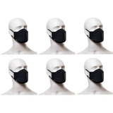 6 Máscaras De Proteção Lupo Zero Costura Virus Bac off