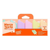 6 Mini Canetas Marca Texto Formato Picolé Sorvete Kawaii