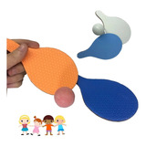 6 Mini Raquetes Ping Pong Cores Variadas Brinquedos Diversa Cor Sortidas Tipo De Cabo Madeira