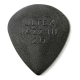 6 Palhetas Jim Dunlop Ultex Jazz Iii 2 0mm