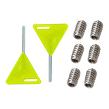 6 Parafusos 2 Chave Quilha Prancha Surf Compativel Fcs Ii