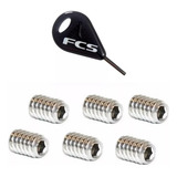 6 Parafusos Inox Chave P Quilha De Encaixe Prancha Surf