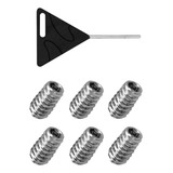6 Parafusos Inox Chave P Quilha De Encaixe Prancha Surf