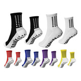 6 Pares Meia Antiderrapante Infantil Juvenil Futsocks