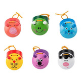 6 Peças De Lindas Castanholas Finger Education