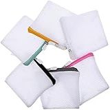 6 Peças Espessas Malha De Poliéster Saco De Roupa Mini Máquina De Lavar Roupa Multifuncional Saco Especial 12 12cm