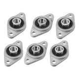 6 Peças Kfl08 Mancal Com Rolamento Ajustável Furo 8mm Kfl8