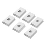 6 Peças M8 T track Slider Slider Porca Deslizante De Liga De