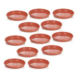 6 Prato Base Suporte Bandeja Pires Para Vaso Planta 31x3