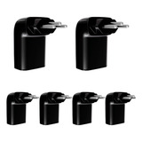 6 Protetor Clamper Raios E Surtos Preto 2 Pinos T 10a