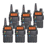 6 Radio Ht Dual Band uhf vhf Baofeng Uv 5r Fone Ptt Nf