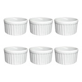 6 Ramekin Refratário Grande Com 200 Ml Ref 287f