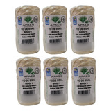 6 Rolos Fio De Sisal 100 Natural S Rasar 500 1 100g C 50m