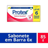 6 Sabão Em Barra Protex Antibacteriano Balance Saudável 85g