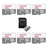 6 Sandisk Micro Sd 32gb Class10 Memory Card 100mb s Original