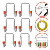 6 Suporte Aço A3 Multiuso 30kg Parede Bike Mangueira Escada