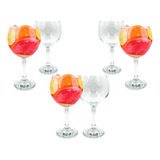 6 Taça Gin De Vidro 650ml P Bombay Tanqueray Beefeater Prom