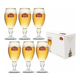 6 Taças Copo Cálice Stella Artois Belgium Cerveja 250ml