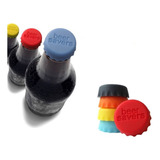 6 Tampa De Silicone Para Garrafa Cerveja Refrigerante Outros